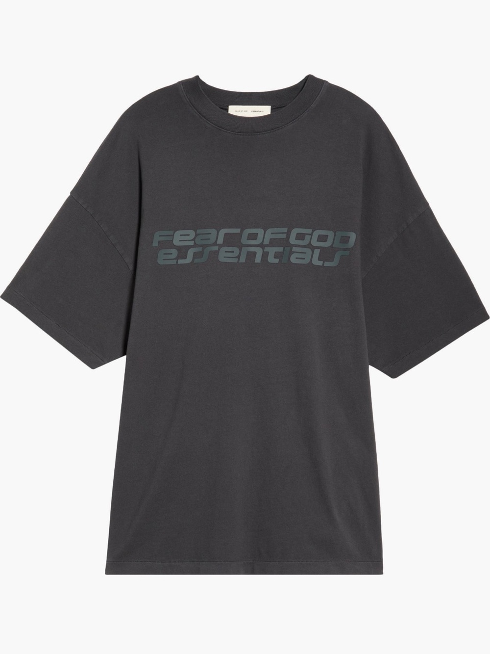 Fear of God Essentials Men’s Vintage Black Logo T-Shirt